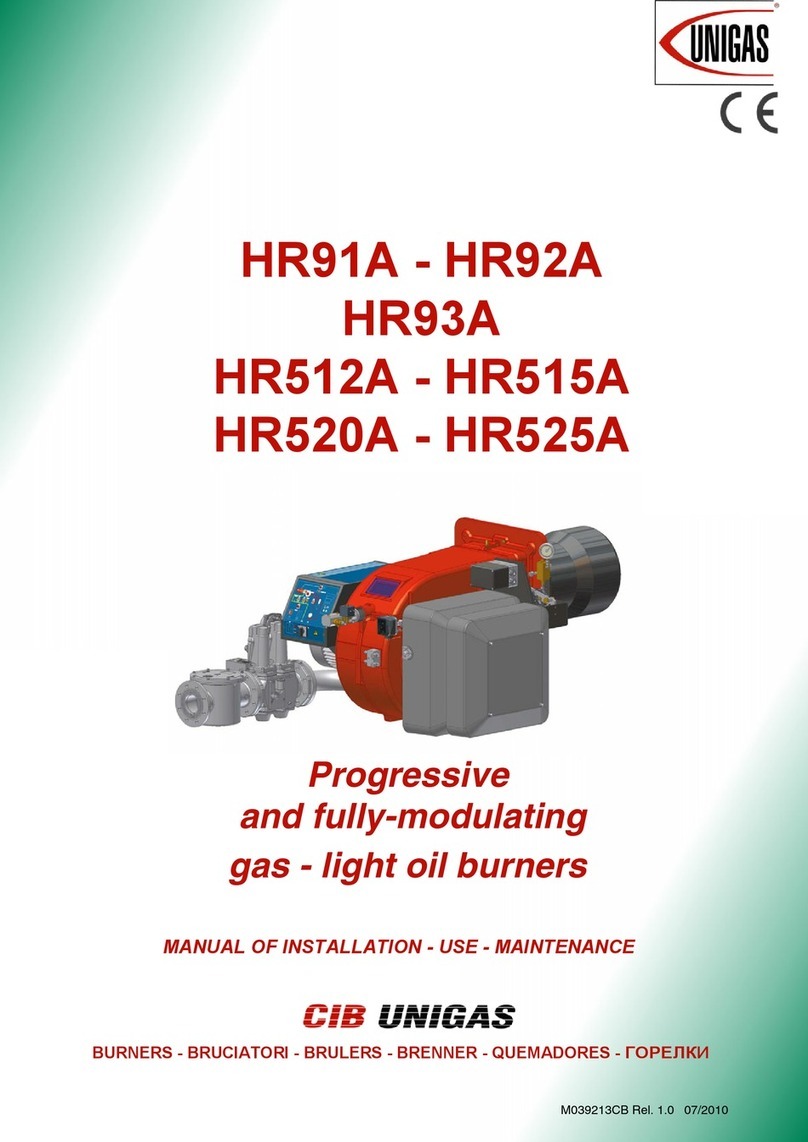 Unigas HR93A Operating manual