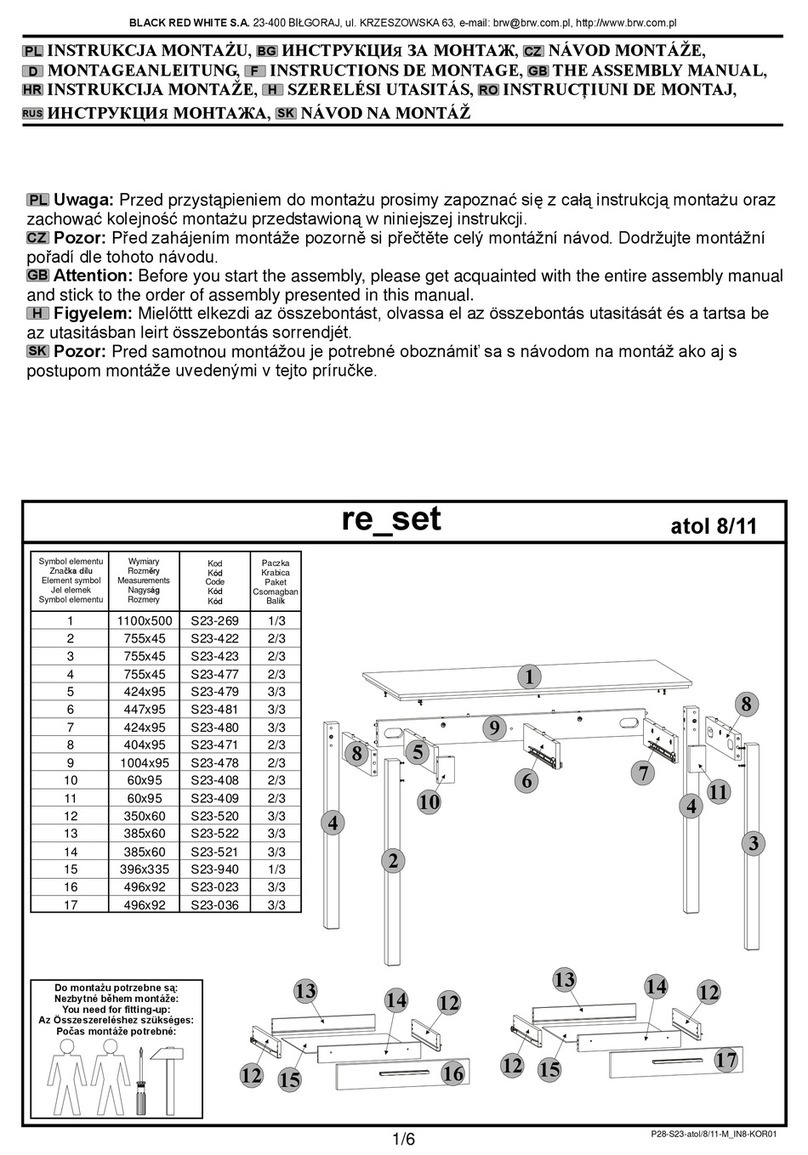 BLACK RED WHITE re set atol 8/11 Assembly manual