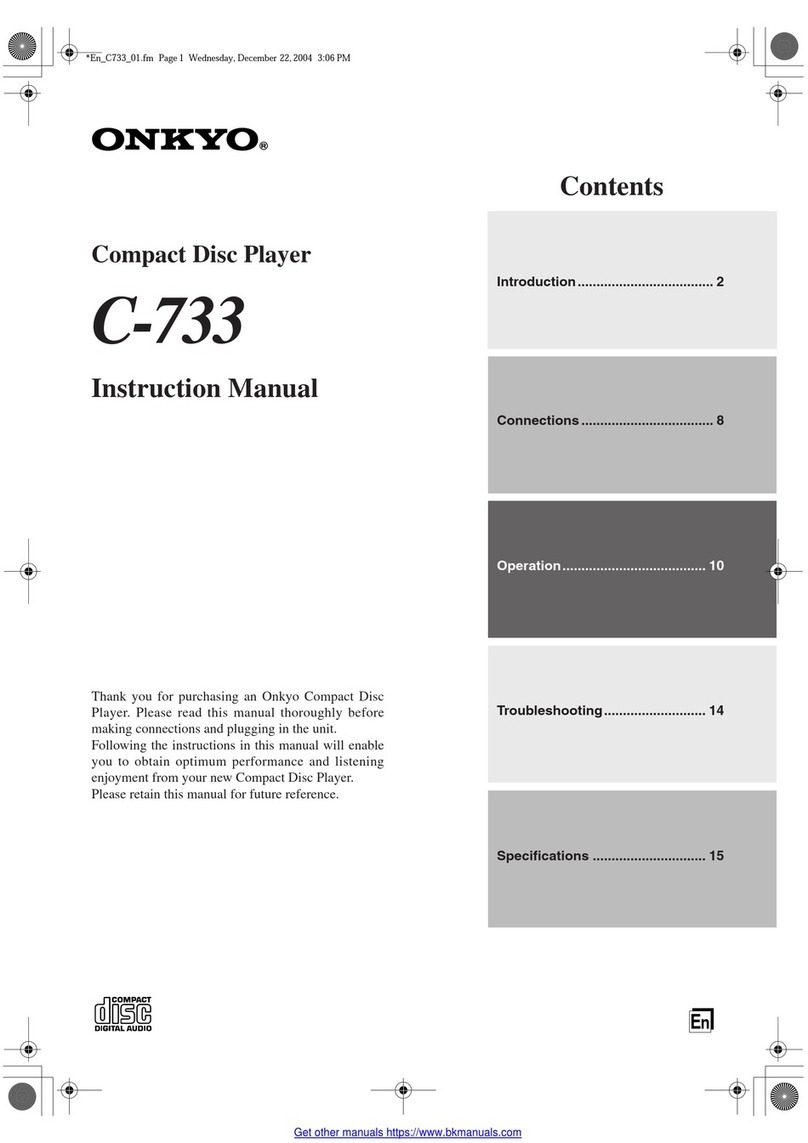 Onkyo C-773 User manual