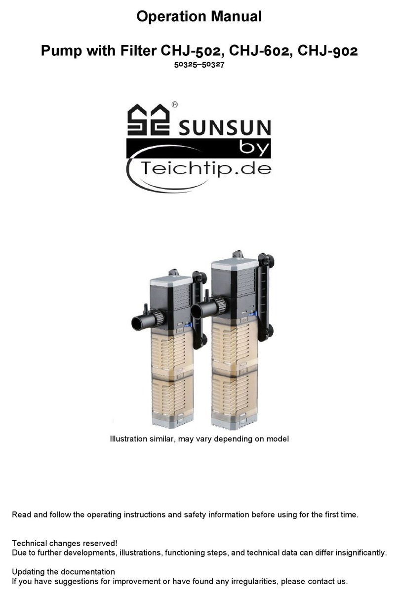 TeichTip SUNSUN CHJ-502 Operation manual