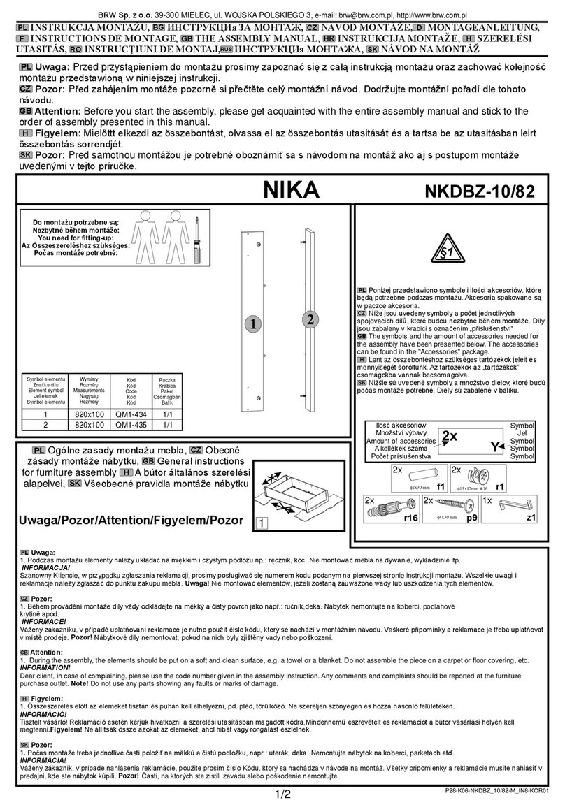 BLACK RED WHITE NIKA NKDBZ-10/82 Assembly manual BLACK RED WHITE NIKA NKDBZ-10/82 Assembly manual