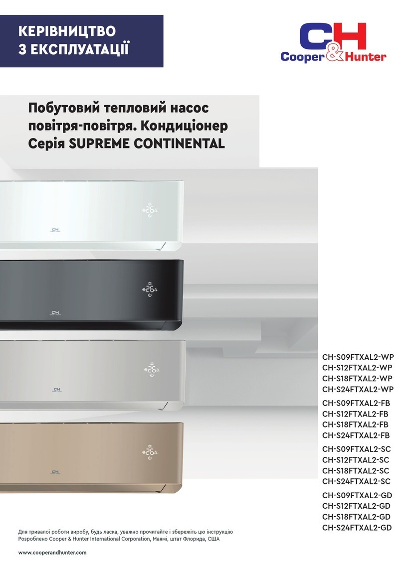 Cooper & Hunter SUPREME CONTINENTAL Series User manual