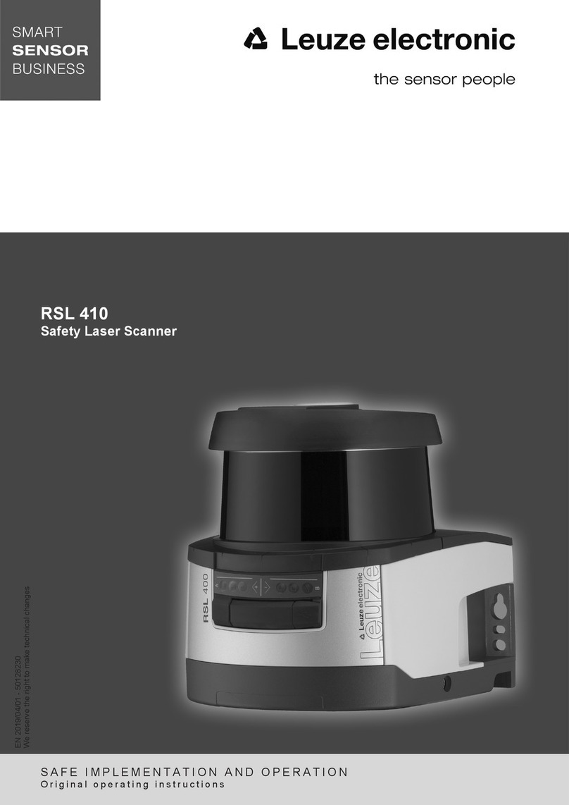 Leuze electronic RSL 410 operating instructions