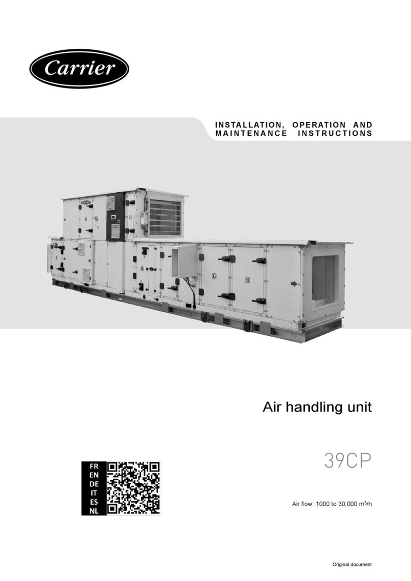 Carrier 39CP Installation, operation and maintenance instructions