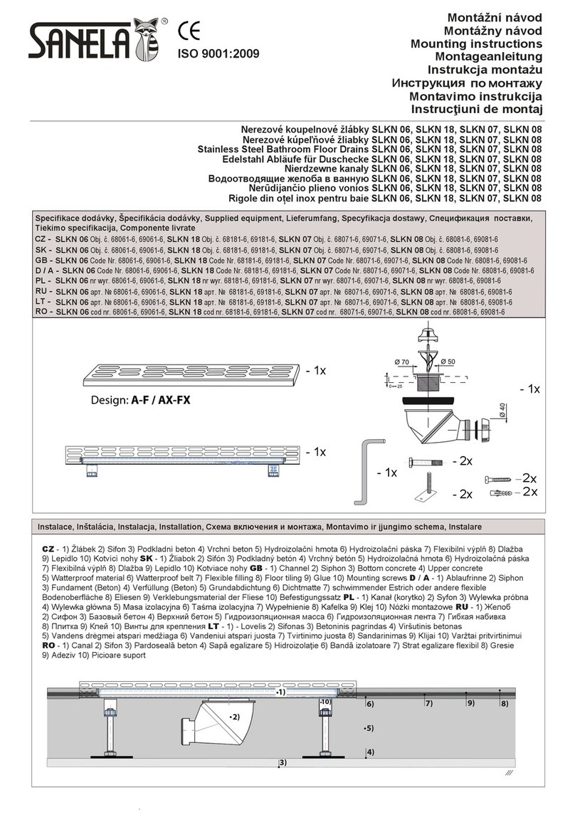Sanela SLKN 06 Mounting instructions