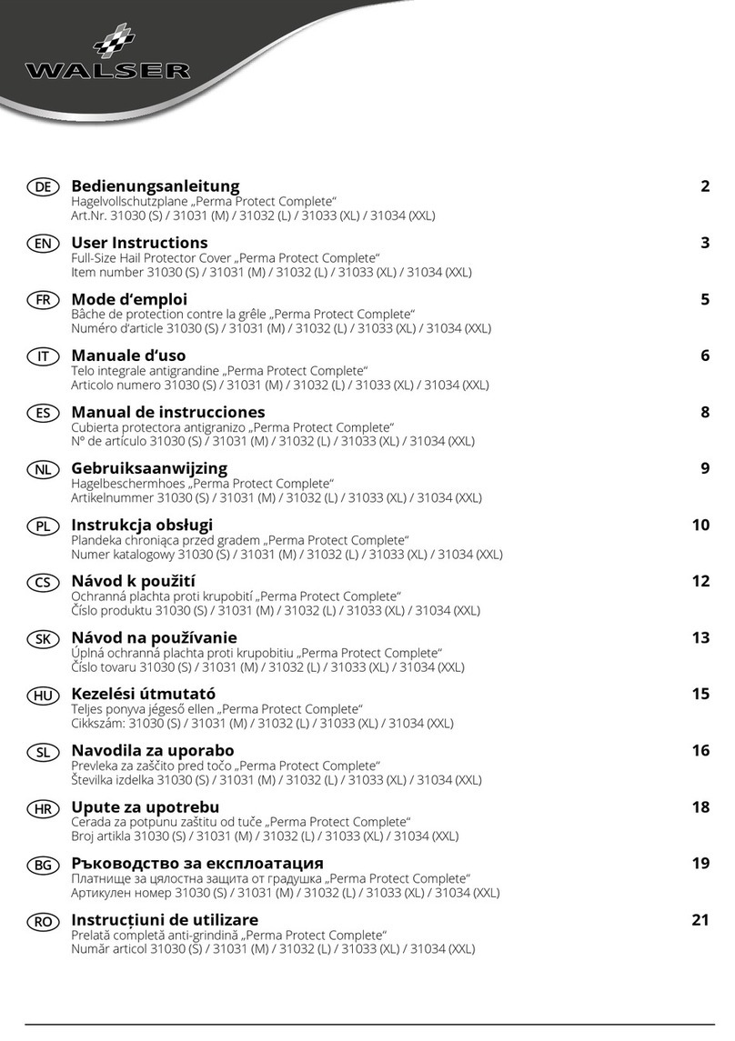 walser 31030 (S) User instructions