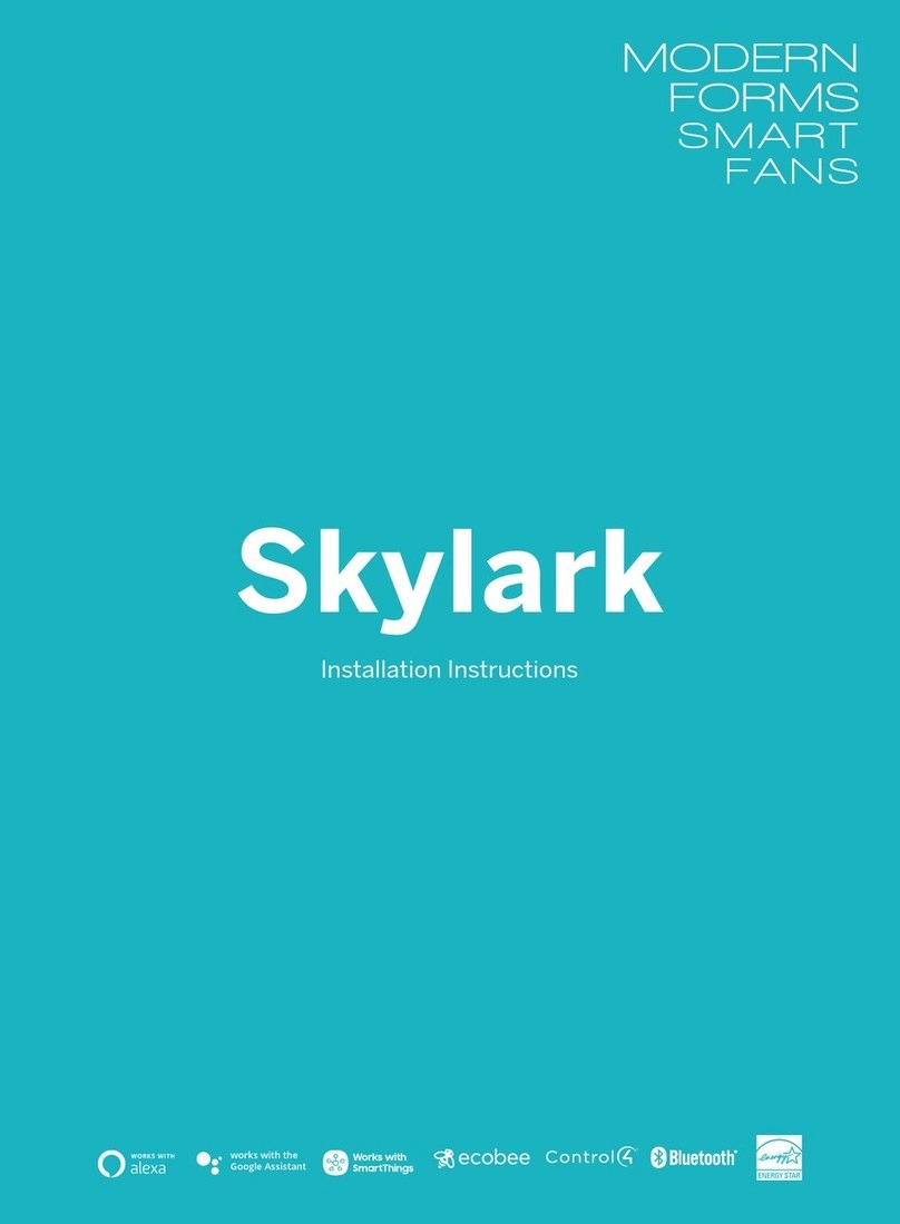 Modern Forms Skylark installation instructions