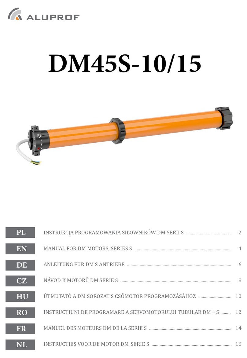 Aluprof S Series User manual Aluprof S Series User manual
