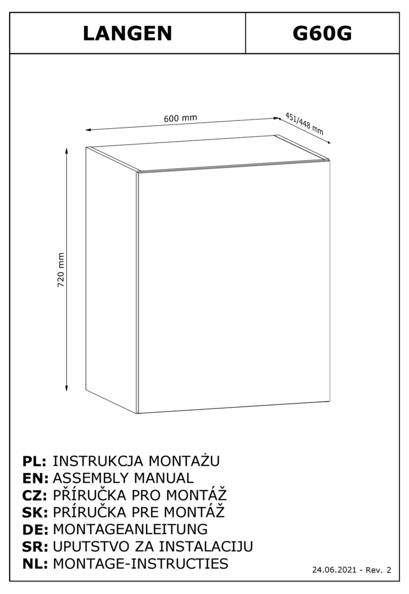 GALA MEBLE LANGEN G60G Assembly manual GALA MEBLE LANGEN G60G Assembly manual