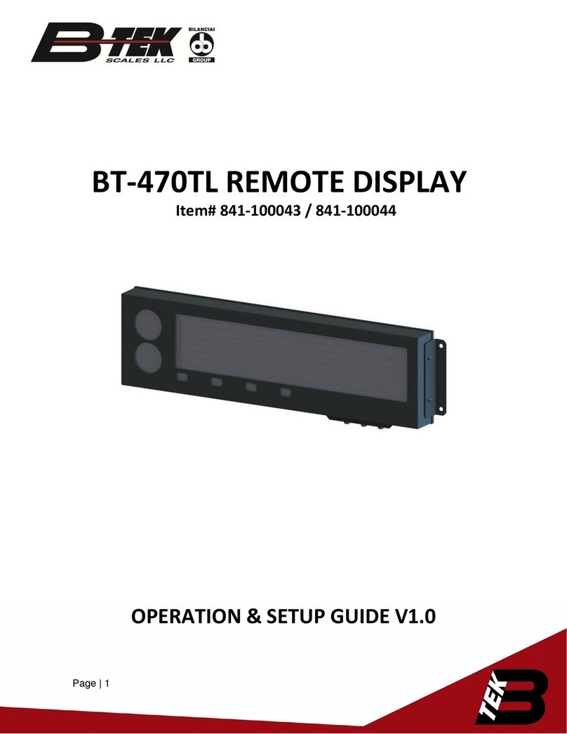 BTEK BT-470TL User manual