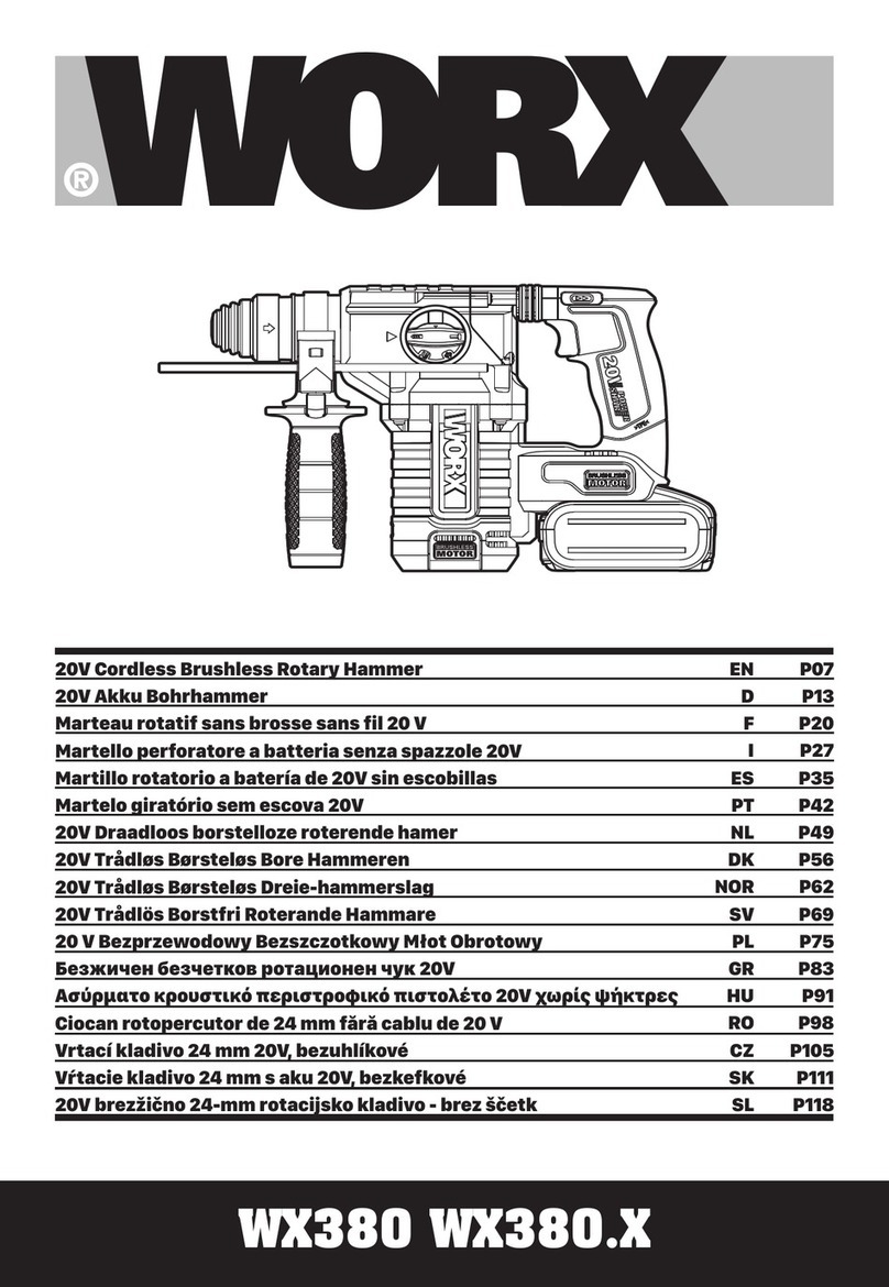 Worx WX380.9 User manual