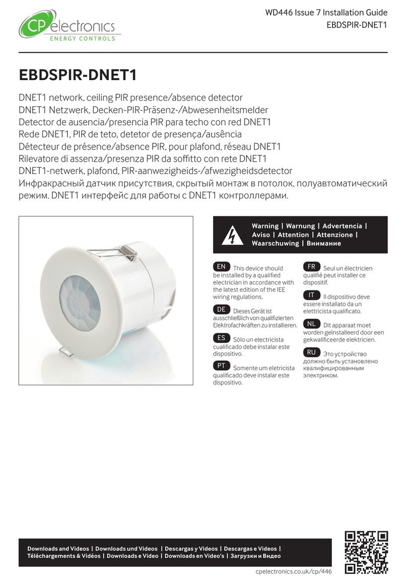 C.P. Electronics EBDSPIR-DNET1 User manual