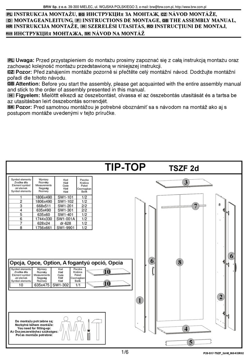 BLACK RED WHITE TIP-TOP TSZF 2d Assembly manual