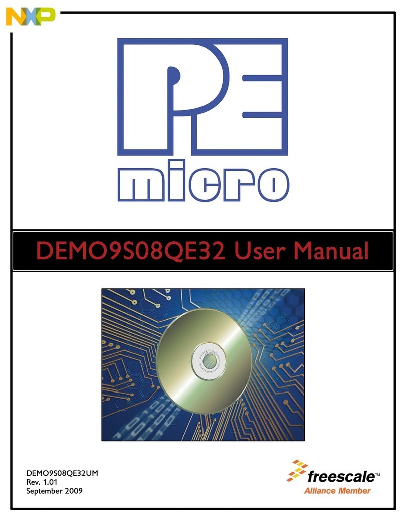 NXP Semiconductors freescale PE micro DEMO9S08QE32 User manual NXP Semiconductors freescale PE micro DEMO9S08QE32 User manual
