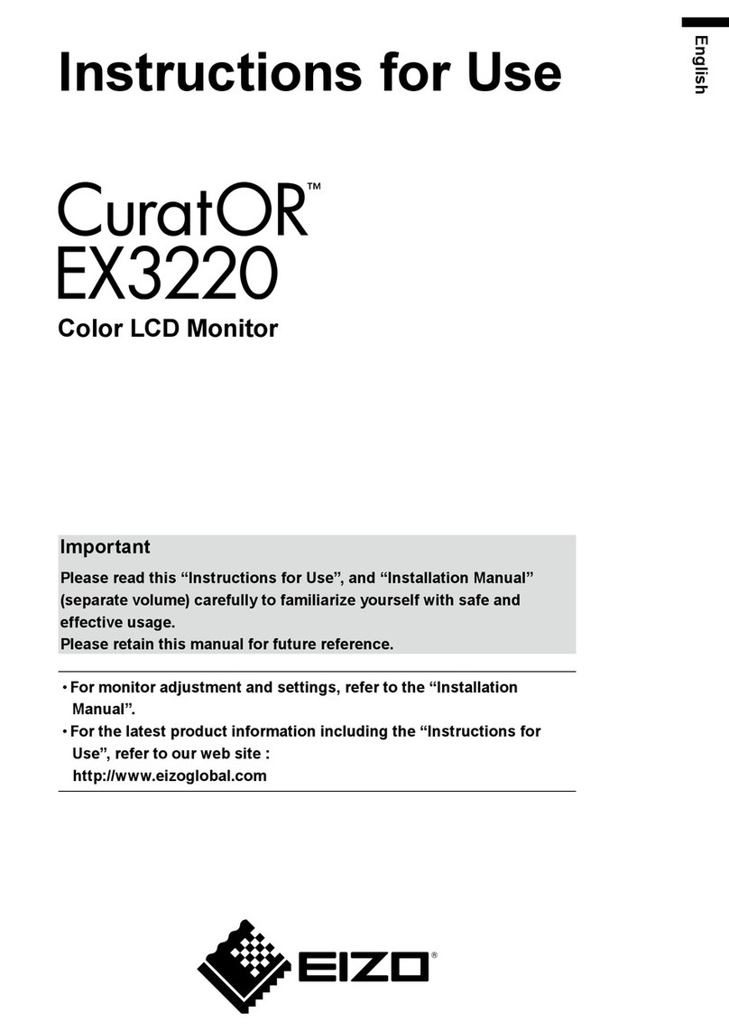 Eizo CuratOR EX3220 User manual