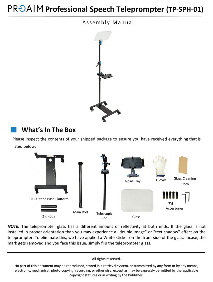 PROAIM TP-SPH-01 Assembly manual