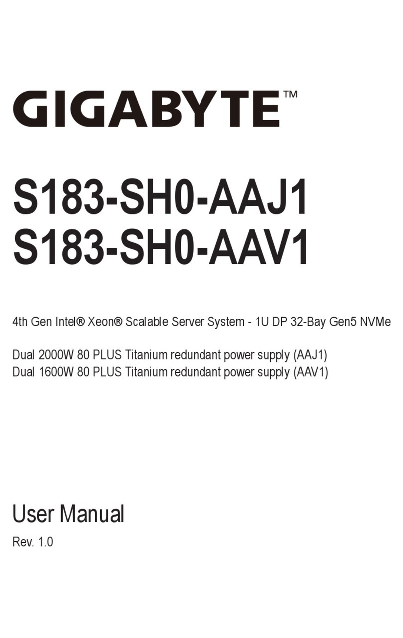 Gigabyte S183-SH0-AAJ1 User manual