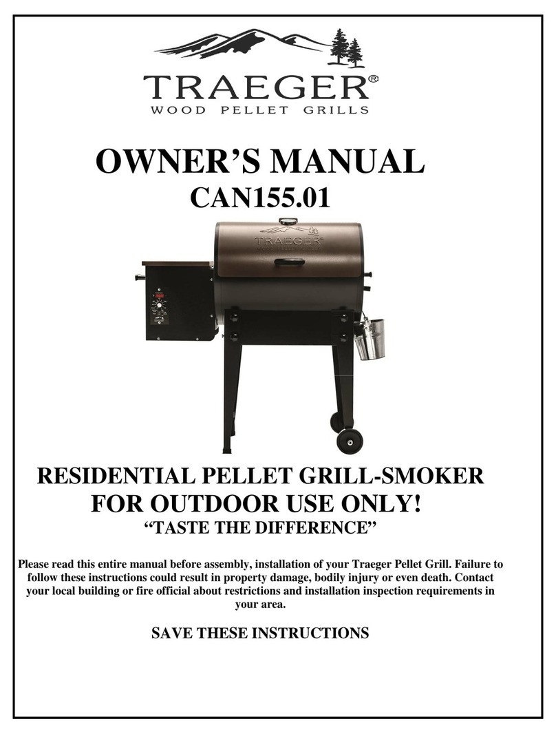 Traeger CAN155.01 owner's manual