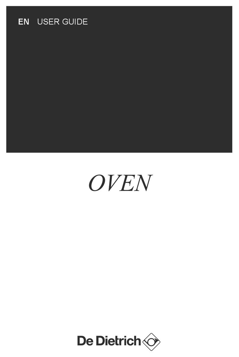 DeDietrich DOP8785X User manual