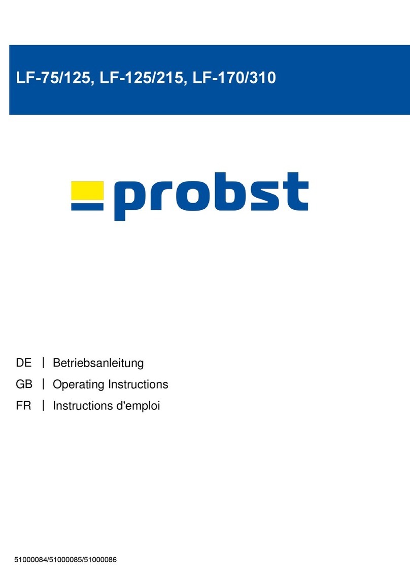 probst LEVELFIX LF-75/125 operating instructions