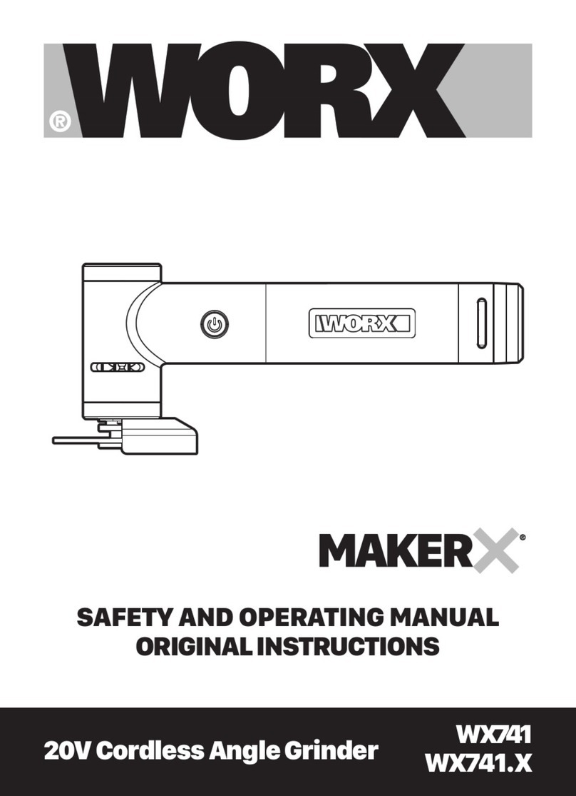 Worx MakerX WX741.9 Installation manual Worx MakerX WX741.9 Installation manual