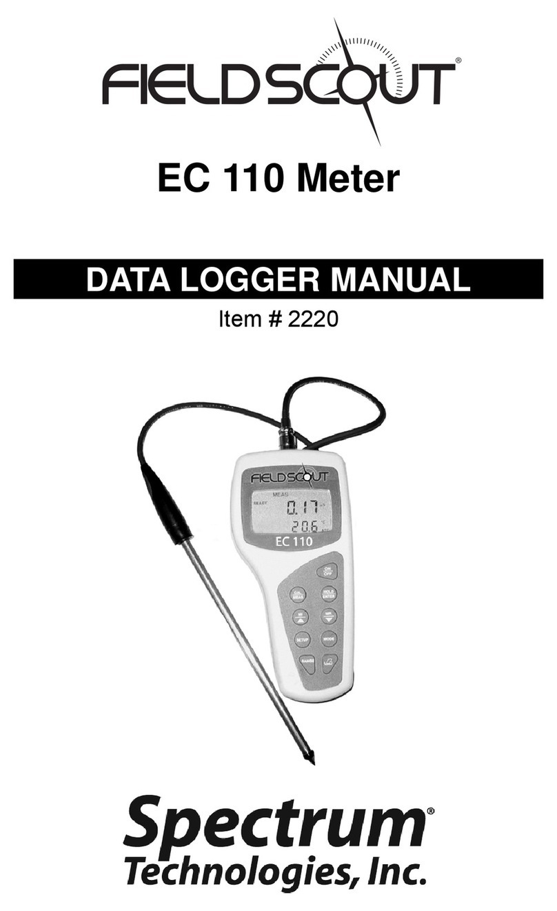 Spectrum FLEDSCOUT EC 110 Meter User manual