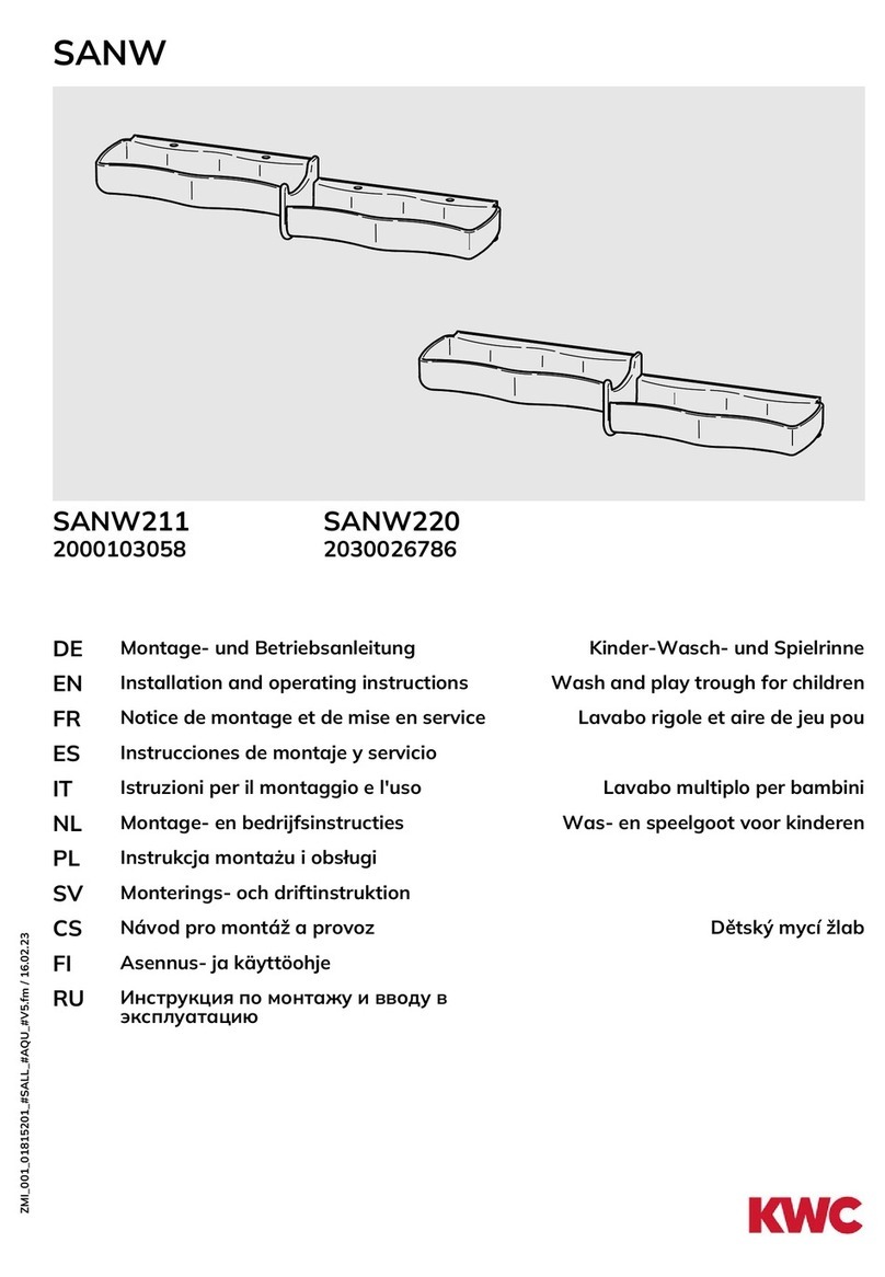 KWC SANW211 User manual