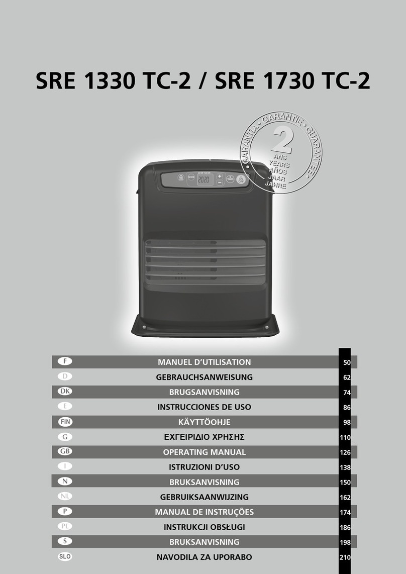 PVG SRE 1330 TC-2 operating manual