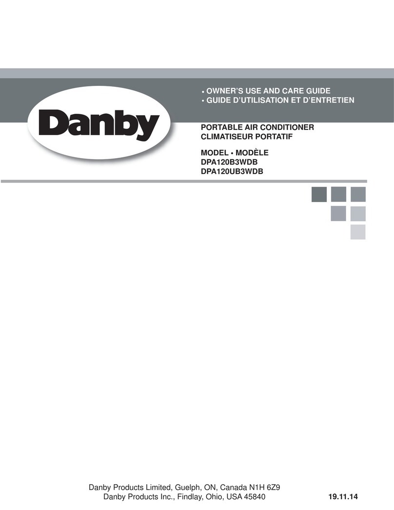 Danby DPA120B3WDB Assembly instructions