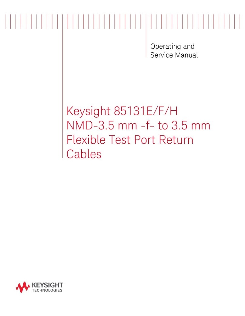 Keysight Technologies 85131F Operating and service manual