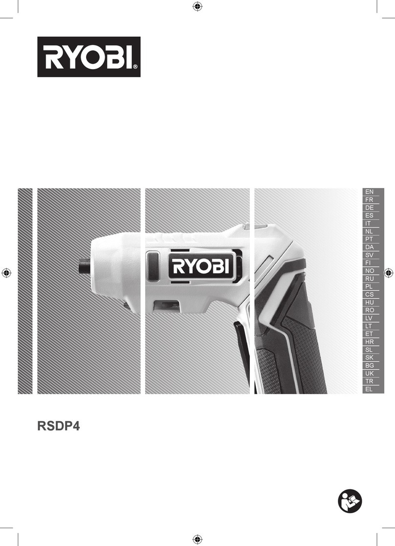 Ryobi RSDP4 manual