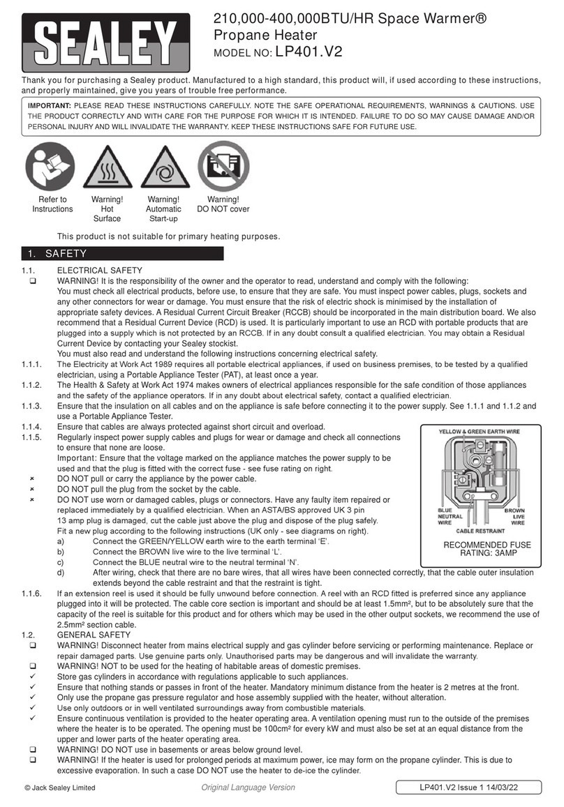 Sealey LP401.V2 manual
