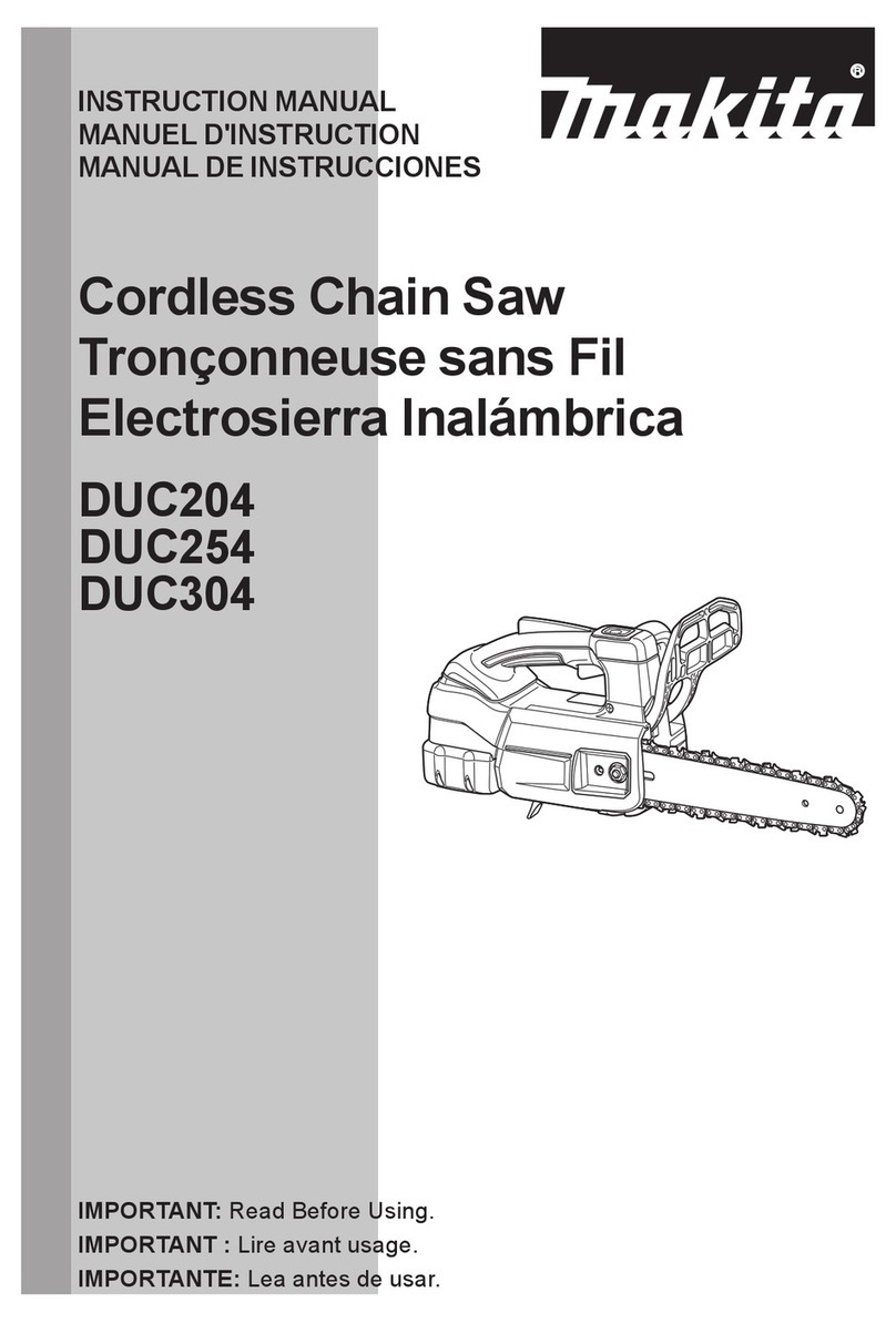 Makita DUC304 User manual Makita DUC304 User manual