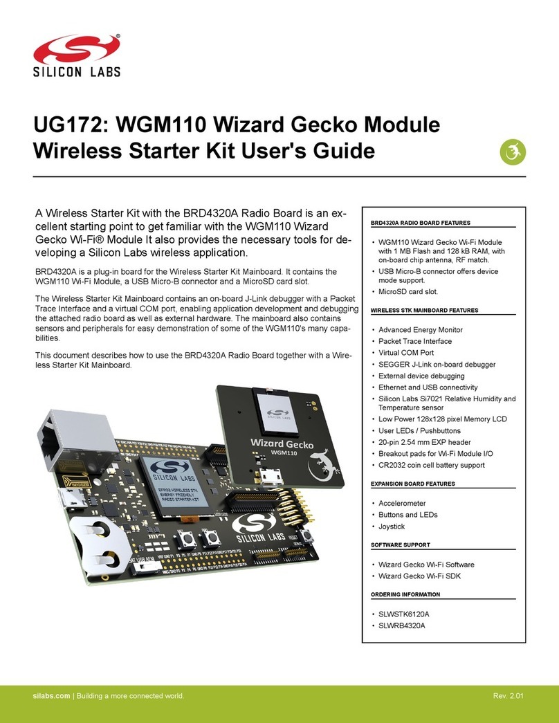 Silicon Laboratories UG172: WGM110 manual