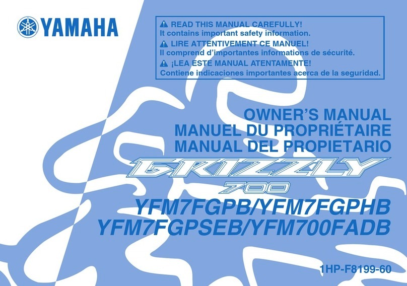 Yamaha Grizzly 700 2011 manual