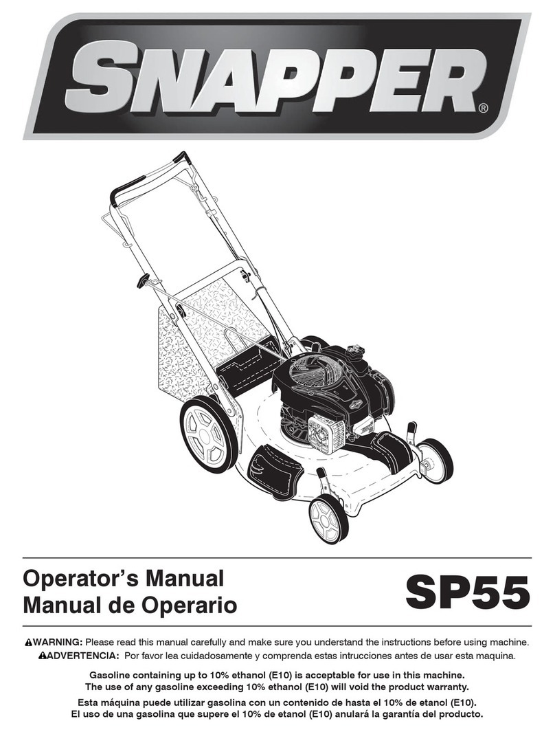 Snapper SP55 User manual
