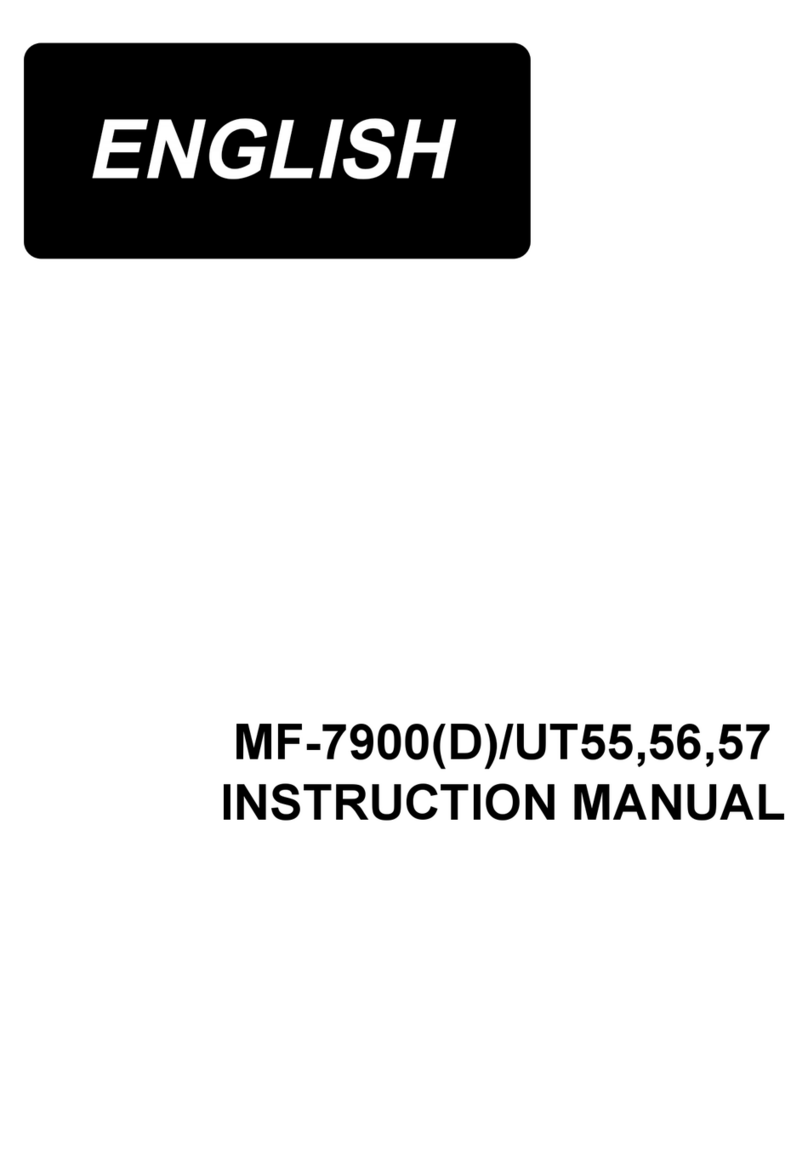 JUKI UT55 instruction manual