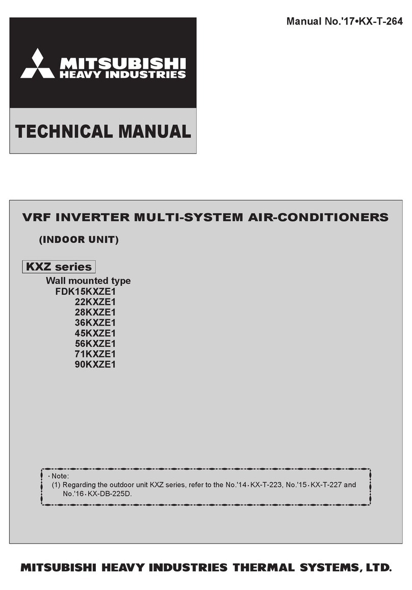 Mitsubishi FDK15KXZE1 User manual
