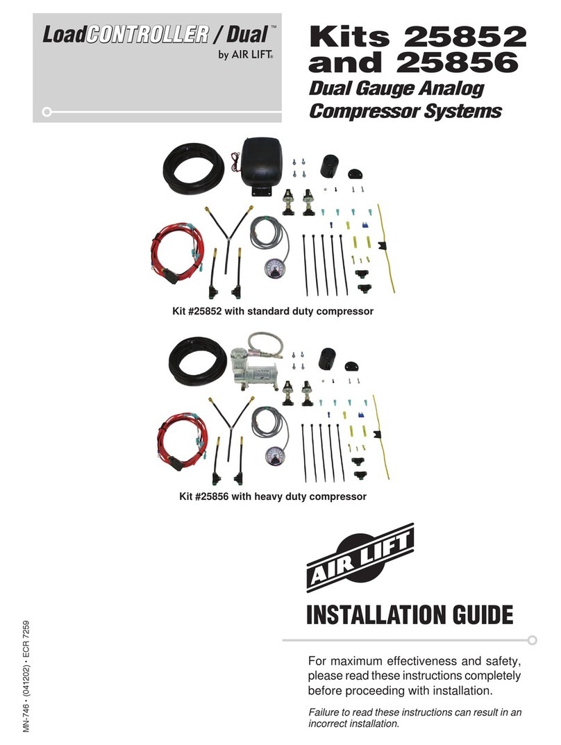 Air Lift LoadCONTROLLER/Dual 25852 installation guide