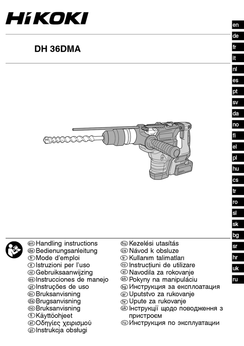 HIKOKI DH 36DMA User manual