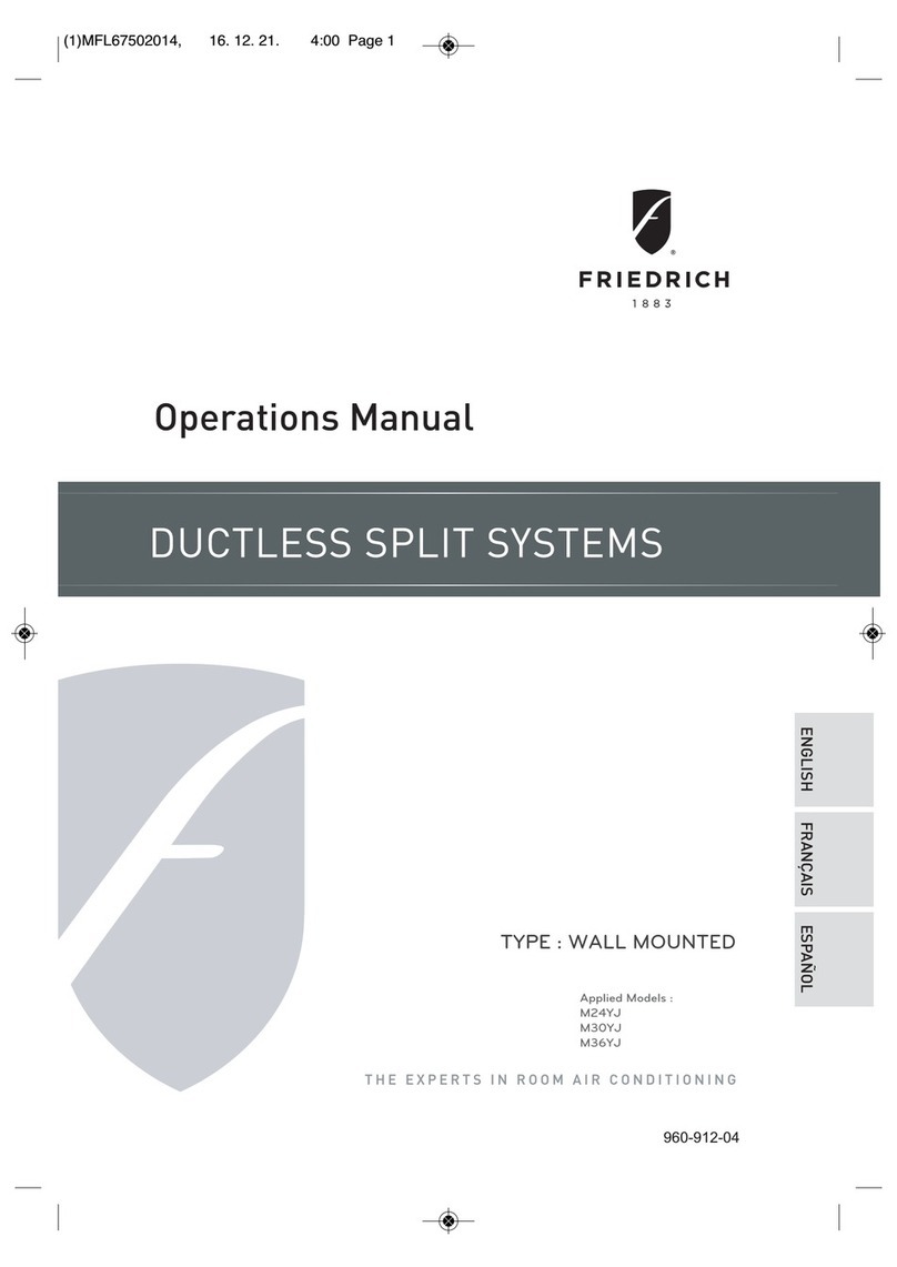 Friedrich M36YJ User manual
