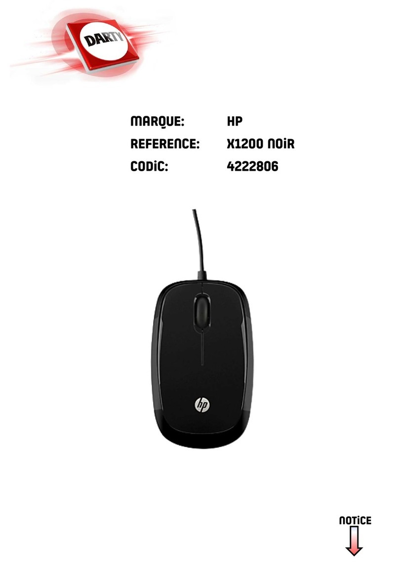 HP X1200 NOIR Specification sheet