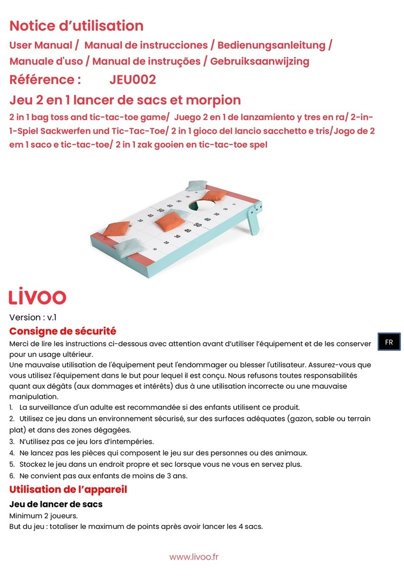 Livoo JEU002 user manual