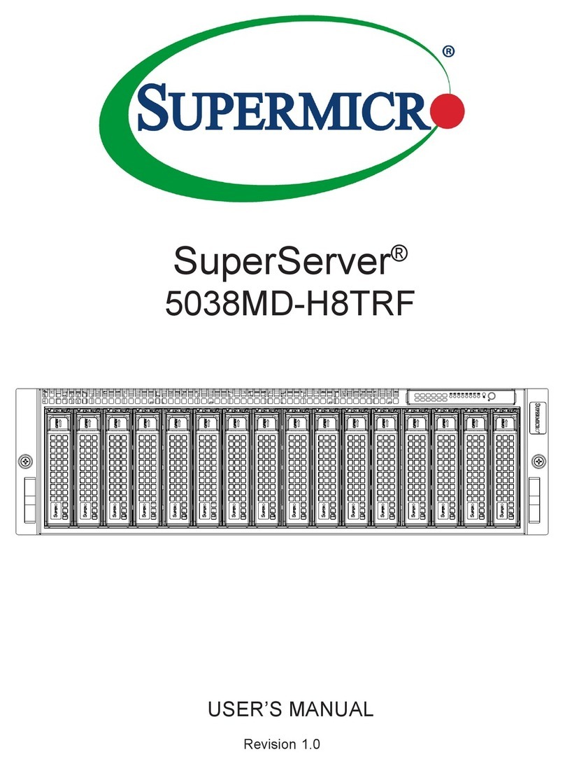 Supermicro SuperServer 5038MD-H8TRF User manual