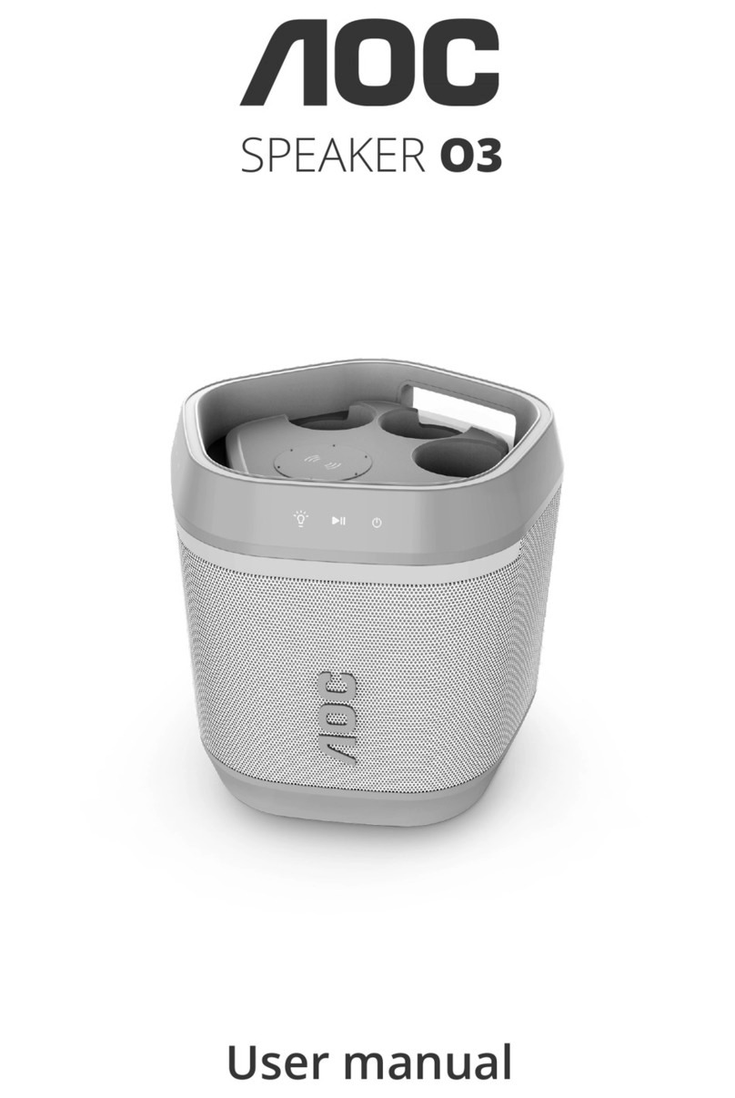 AOC SPEAKER O3 User manual
