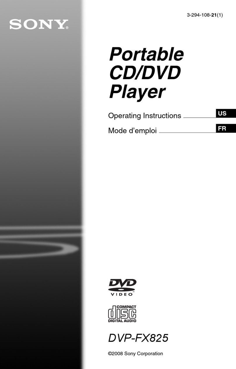 Sony DVP-FX825 User manual