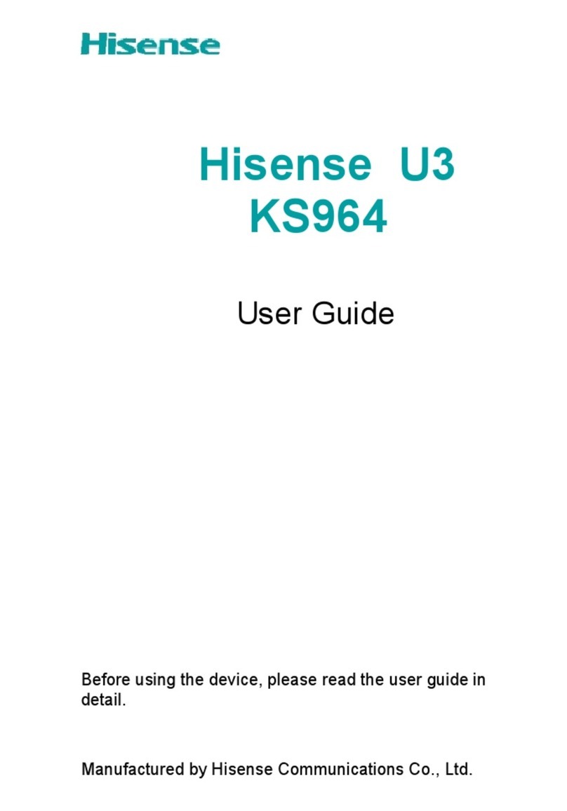 Hisense U3 User manual