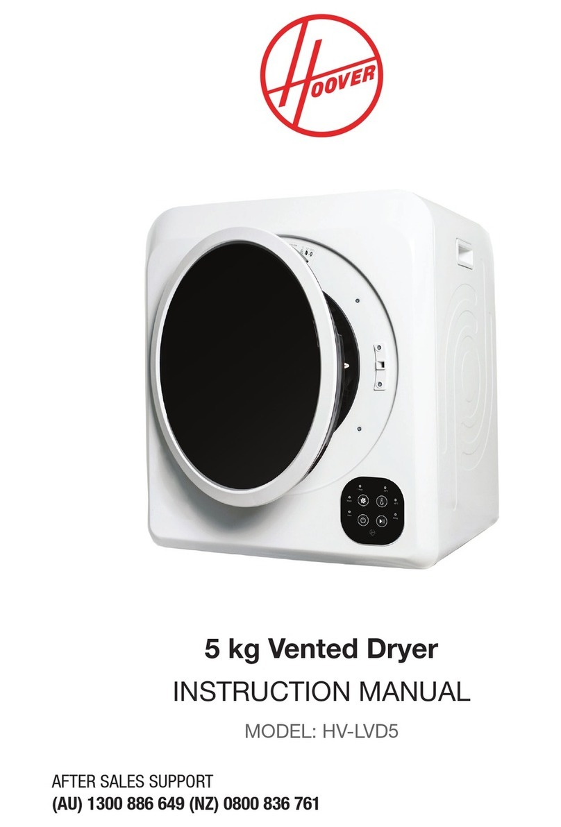 Hoover HV-LVD5 User manual
