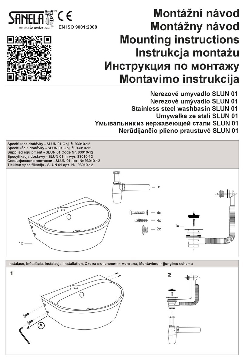 Sanela 93010-12 Mounting instructions