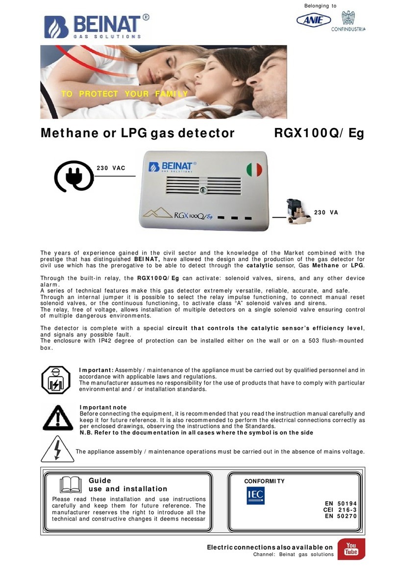 BEINAT RGX100Q/Eg manual